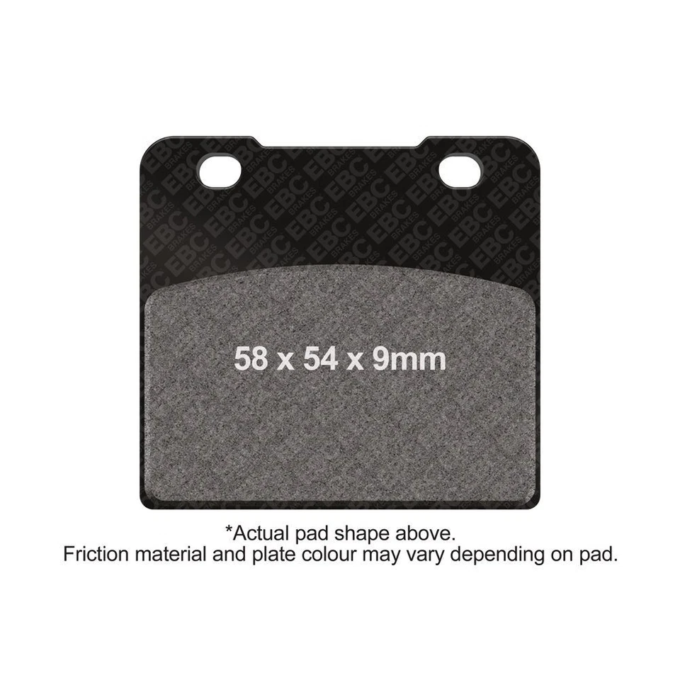 Pastilha de freio dianteira esquerda EBC Double H para Suzuki VS 750 Intruder VR51A 1987 - Imagem 1 de 1