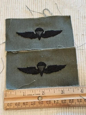 1960s 70s Marina Marine Guerra de Vietnam Guerra Fría Aerotransportado Salto Ala Conjunto L@@K!!! Foto 1 de 2