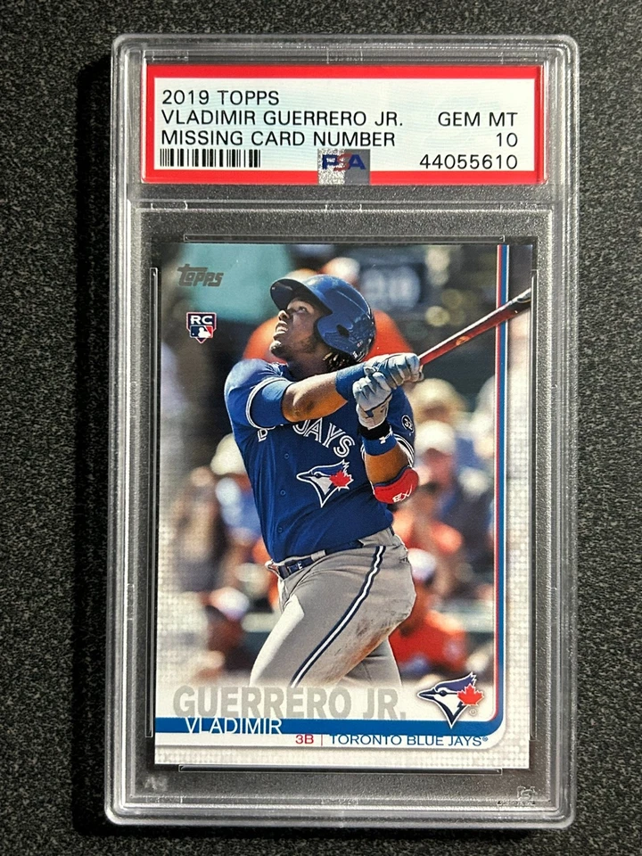 2019 Topps Vladimir Guerrero Jr RC #NNO No Number SP  PSA 10 - Image 1 of 1