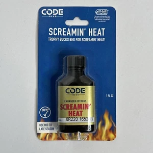 Code Blue Screamin’ Heat - Trophy Bucks Beg For Screaming' Heat - 1 fl oz - Picture 1 of 2
