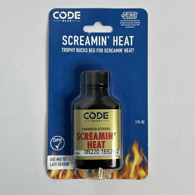 Code Blue Screamin’ Heat - Trophy Bucks Beg For Screaming' Heat - 1 fl oz - Image 1 of 2