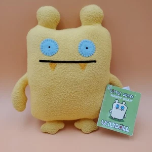 Uglydoll Nandy Bear 8" Yellow Plush Stuffed Animal 2010 New With Tag - Picture 1 of 12