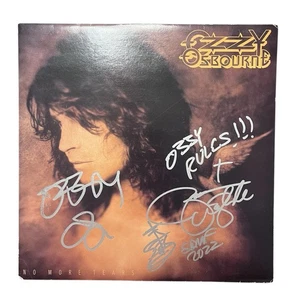 Ozzy Osbourne Zakk Wylde signed handsigniert No More Tears Vinyl - Bild 1 von 7