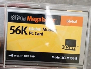 3Com MegaHertz 3ccm156b PCMCIA 56K Global Modem PC Karte - Bild 1 von 1