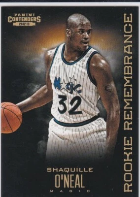 SHAQUILLE O'NEAL ROOKIE Remembrance Contender Card Basketball SHAQ Orlando Magic - Image 1 of 2