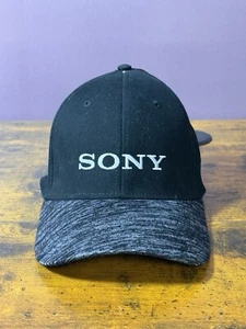 SONY Strapback Hat Black One Size Comfy Fit Adjustable Embroidered Otto - Picture 1 of 7