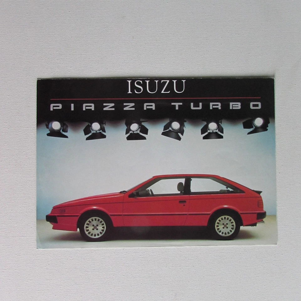Isuzu Piazza Turbo Brochure Designed by Giugiaro - Image 1 of 4