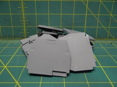 (Cantidad: 15) Wago 400-418/418-233 Placa de extremo Bloque de terminales Accesorio Componente Gris Foto 1 de 3