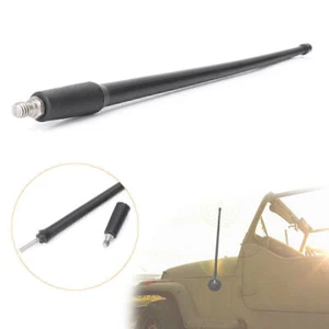 13 "Terrain Kurz flexibel Gummi AM FM Antenne Für 2007-2017 08 Jeep Wrangler JK - Zdjęcie 1 z 8