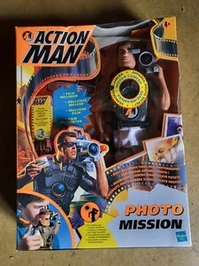 vintage action man Real camera 1998 Hasbro Photo Mission Soldier Toy NOS - Picture 1 of 2