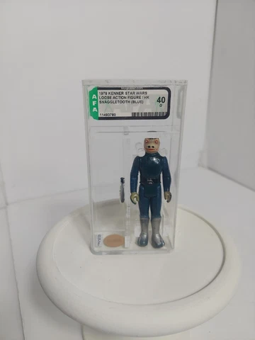 Star Wars Kenner Vintage 1978  BLUE SNAGGLETOOTH  AFA 40 Cover