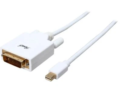 Rosewill RCDC-14017 3Ft White Mini DisplayPort to DVI Cable 32 AWG New Sealed - Image 1 of 3