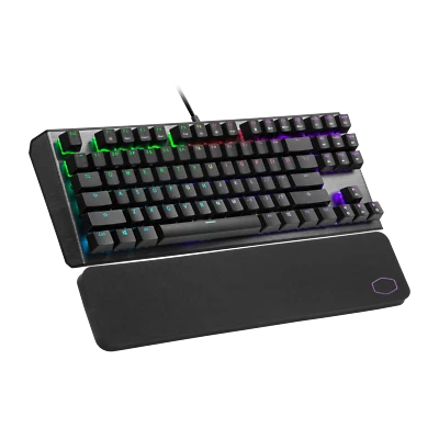 NEW Cooler Master CK530 V2 Keyboard MECHANICAL Swith Red English Hebrew RGB LED - Image 1 of 4