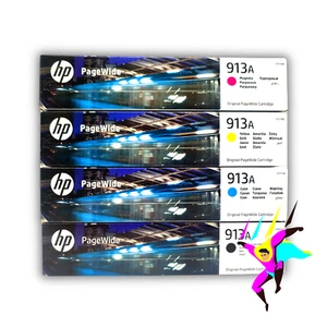 ORIGINAL HP 913A MULTIPACK TINTENPATRONEN - PAGEWIDE PRO 352 377 - MHD 2028 - Bild 1 von 4