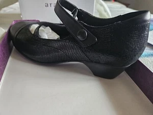 NIB Aravon by New Balance Women's Portia-Black Casual Heel Size 10 2E Width - Picture 1 of 6