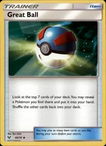 2x (SL01-060) Great Ball (U) Pokemon Shining Legends Card # 60 - Picture 1 of 1