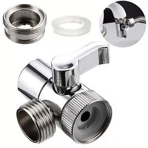 Dusche Kopf Umsteller Umschaltventil 2 Wege Wasserhahn Adapter für Badezimmer DE - Bild 1 von 12