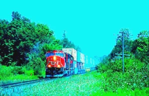 ORIGINAL KODACHROME SLIDE CANADIAN NATIONAL SD-70I #5607 ZEYPHYR, ON 7/12/06 - Picture 1 of 1