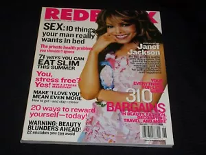 2001 JUNE REDBOOK MAGAZINE - JANET JACKSON COVER - L 10062 - Picture 1 of 2