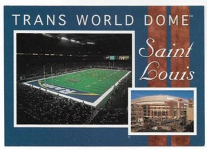 CÚPULA TRANS WORLD, ESTADIO DEPORTIVO, ESTADIO Y CONVENCIÓN ~ ST LOUIS, MO ~ ST LOUIS RAMS - Imagen 1 de 1