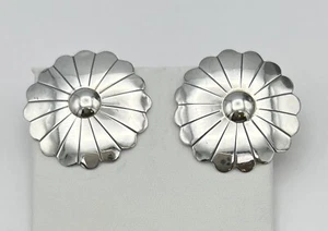 Orecchini Navajo firmati Sterling AL Concho Pierce - Foto 1 di 6