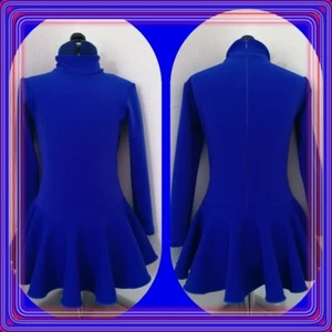 Eiskunstlauf Trainingskleid, Sport, Warm Gr 134-140 Mädchen, Royalblau - Bild 1 von 2