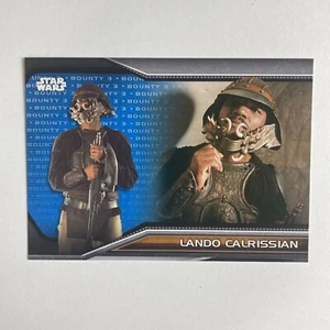 2021 Topps Star Wars Bounty Hunters #B3-21 Lando Calrissian Level 3 Blue - Picture 1 of 2