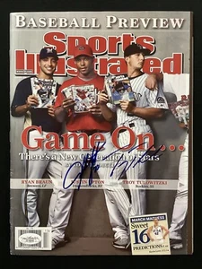 Justin Upton Signed Sports Illustrated 3/31/08 No Label Troy Tulowitzki Auto JSA - Picture 1 of 5