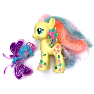 Figura My Little Pony Rainbow Power Shutterfly & Sea Breezie 3" 2010 Hasbro - Imagen 1 de 5