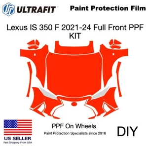 LEXUS IS350 F Sport, 2021-2025, Pre-Cut Kit DIY, Full Front PPF Gloss - Picture 1 of 10
