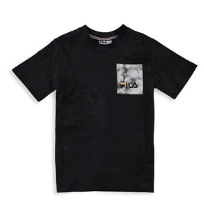 FILA Little Boy's & Boy's Valley Logo Tee BLACK , S (8) - Picture 1 of 1