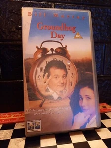Groundhog Day - VHS Video Cassette Tape * Bill Murray * UK PAL Format * - Picture 1 of 3