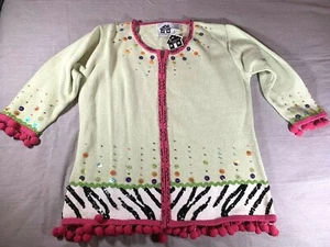 NWT Women's Storybook Knits Sweater Pattern Electric Animal Size M - Picture 1 of 12