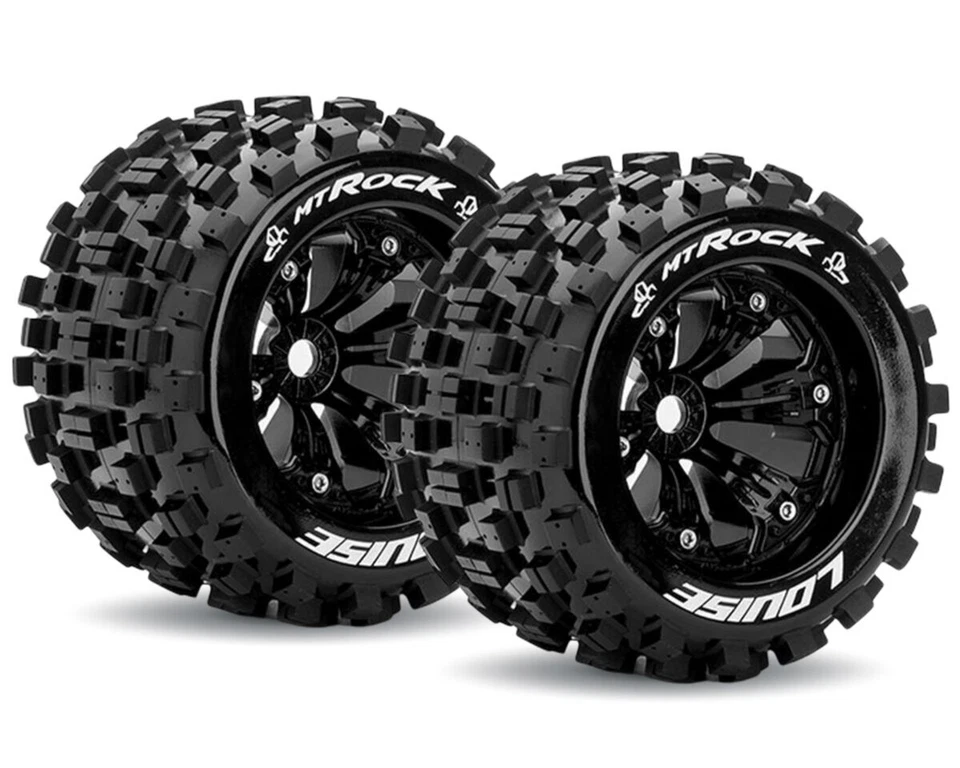 LOUISE 3.8 ROCK Reifen auf Felge Monster Truck LOUT3277B E-Revo VXL 2.0, E-Revo  - Bild 1 von 1
