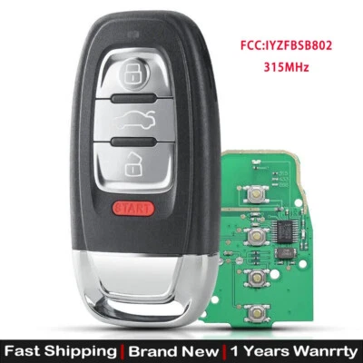 Mando a distancia para Audi A4 A5 Q5 2010 2011 2012 2013 2014 2015 2016 IYZFBSB802 Foto 1 de 4