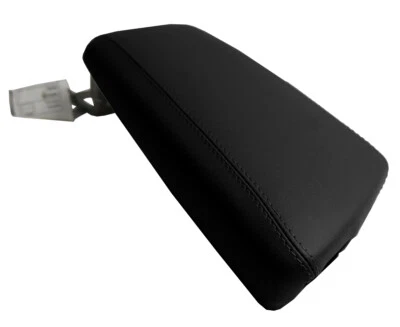 Center Console Lid Armrest Cover PVC Leather for Kia Optima 2011-2015 Black - Image 1 of 4