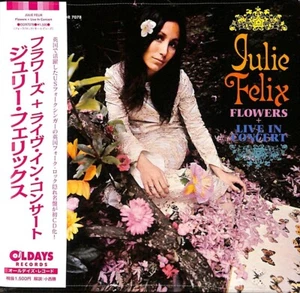 ＊JULIE FELIX  Flowers + Live In Concert  [Paper Sleeve CD] - Picture 1 of 3