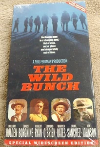 NEW SEALED VHS TAPE THE WILD BUNCH 1969 WILLIAM HOLDEN ERNEST BORGNINE WB 1995 - Imagen 1 de 3