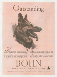 1944 WWII era Dog Championship German Shepard vintage ART PRINT AD - Picture 1 of 1