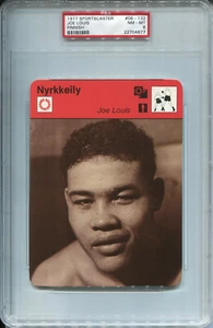 1977 Finnish Sportscaster 06-132 Joe Louis PSA 8 Near Mint-MT NQ Pop 2, 0 higher - Picture 1 of 2