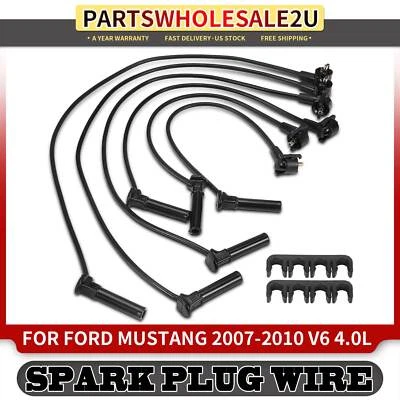 Juego de 6 cables de bujía para Ford Mustang 2007 2008 2009 2010 V6 4,0 L 12259BA Foto 1 de 4