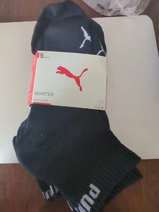 Calcetines para hombre PUMA (paquete de 5) UK 2,5-5 negros calcetines al tobillo - Imagen 1 de 11