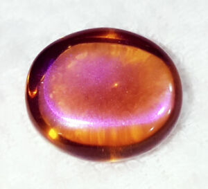 14.90 Ct Loose Gemstone Lab-Created Golden & Black Opal Translucent Oval Shape