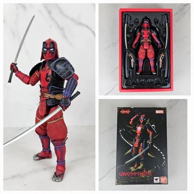 Marvel Kabuki Deadpool Action Figure Meisho Manga Realization Bandai 2018 - Image 1 of 4