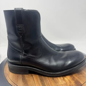Wolverine Blvd Pull-On Zip Boot W990095 Mens Black Casual 9D - Picture 1 of 10