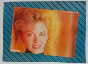 Kylie Minogue / Patrick Swayze 1980's Greek Magazine Double Sided Poster - Picture 1 of 2
