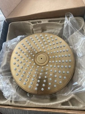 Hansgrohe Croma Select S 1.8 GPM 7” Multi-Function Rain Shower Head Brushed Gold - Image 1 of 2