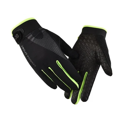 Hombres Guantes de Ciclismo Dedo Completo Pantalla Táctil Motocicleta Bicicleta Mtb Bicicleta Foto 1 de 4