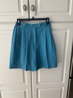 IZOD Women's Blue Golf Shorts 4. - Image 1 of 4