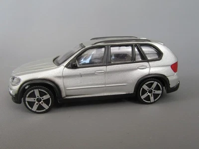 C630 Burago Cina BMW X5 SUV Argentato 1:43 Bburago - Immagine 1 di 4